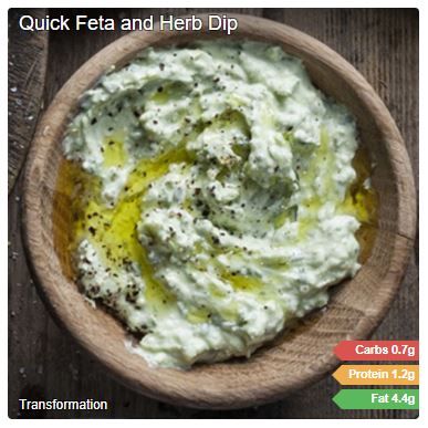 Quick Feta and Herb Dip