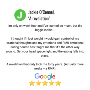 Jackie O'Connell Testimonial for Emotional Eating Online Course