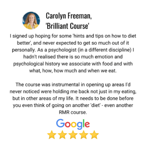 Carolyn Freeman Testimonial for Emotional Eating Online Course